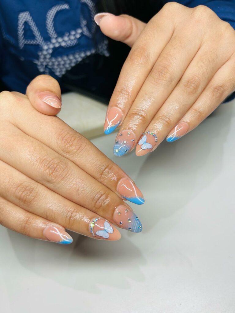 butterfly nails design Scarborough, Toronto, ON